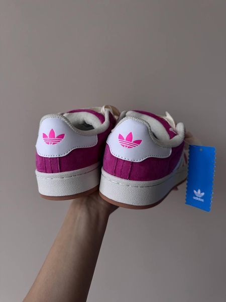 Жіночі рожеві кросівки Adidas Campus Pink White x Адідас Кампус 39 ALL20276 фото