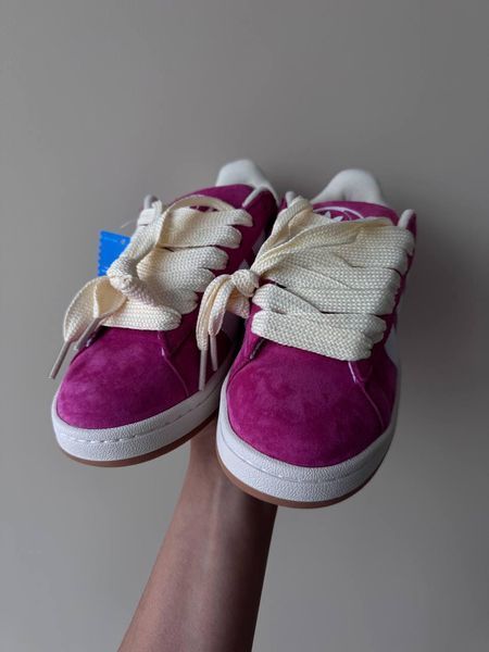 Жіночі рожеві кросівки Adidas Campus Pink White x Адідас Кампус 39 ALL20276 фото