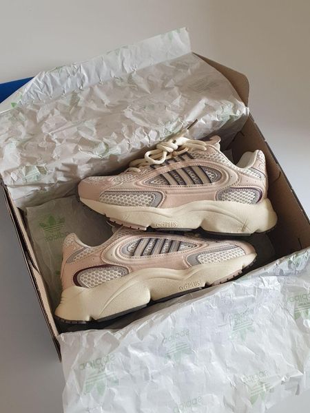 Бежеві кросівки унісекс Adidas Ozmillen Beige Gold х Адідас 38 ALL17472 фото