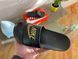 Чоловічі чорні шльопанці, капці Nike Benassi Black Gold Logo х Найк 42 ALL12065 фото 8