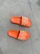 Помаранчеві жіночі шльопанці Баленсіага Слайдс літо Balenciaga Slides Small Logo Orange 36 ALL08528W фото 2