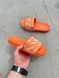 Помаранчеві жіночі шльопанці Баленсіага Слайдс літо Balenciaga Slides Small Logo Orange 36 ALL08528W фото 9