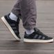 Сірі замшеві кросівки Adidas Campus Black White x Адідас Кампус 36 ALL14327 фото 2