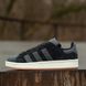 Сірі замшеві кросівки Adidas Campus Black White x Адідас Кампус 36 ALL14327 фото 1