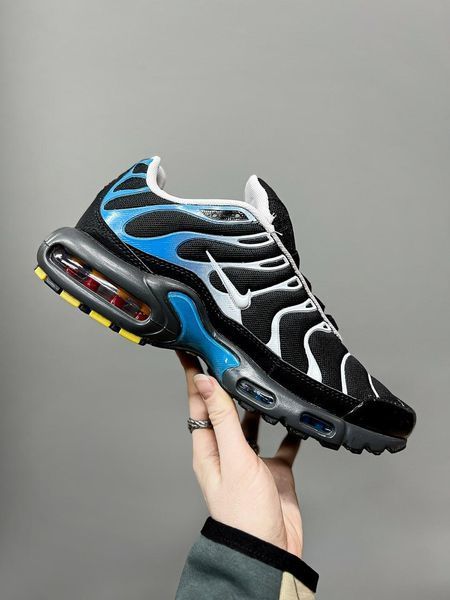 Чоловічі чорні кросівки Nike Air Max TN Plus Black Blue White х Ейр Макс ТН 42 ALL18213 фото