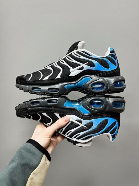 Чоловічі чорні кросівки Nike Air Max TN Plus Black Blue White х Ейр Макс ТН 42 ALL18213 фото