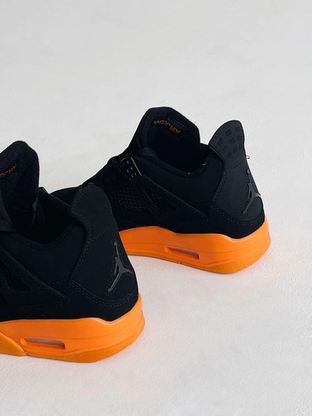 Чорні чоловічі кросівки джордан 4 нубук Jordan 4 Black Gum 41 ALL07763M фото