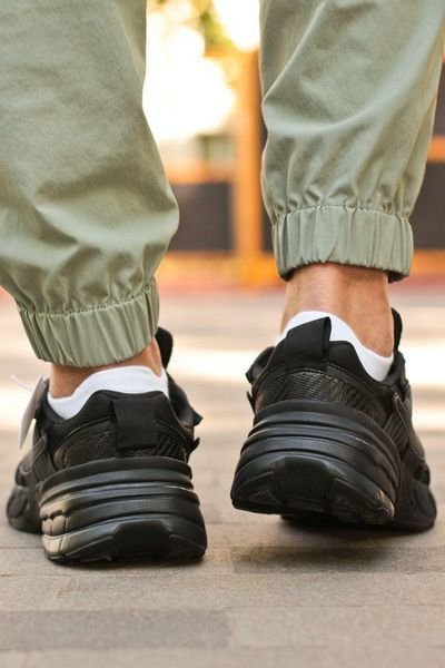 Чоловічі чорні кросівки Nike V2K Runtekk Black х Найк 41 ALL16994 фото