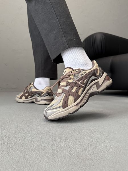Бежеві кросівки унісекс Asics Gel Preleus Beige Brown Grey х Асікс 36 ALL14787 фото