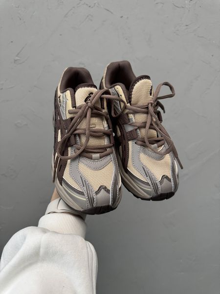 Бежеві кросівки унісекс Asics Gel Preleus Beige Brown Grey х Асікс 36 ALL14787 фото