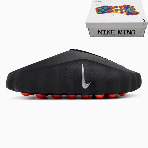 Чорні шльопанці, капці унісекс Nike Mind 001 Slide Black х Найк Майнд 37 ALL24972 фото