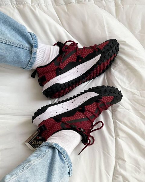 Чоловічі червоні кросівки Nike ACG Mountain Low Red х Маунтейн Флай 40 ALL14241 фото