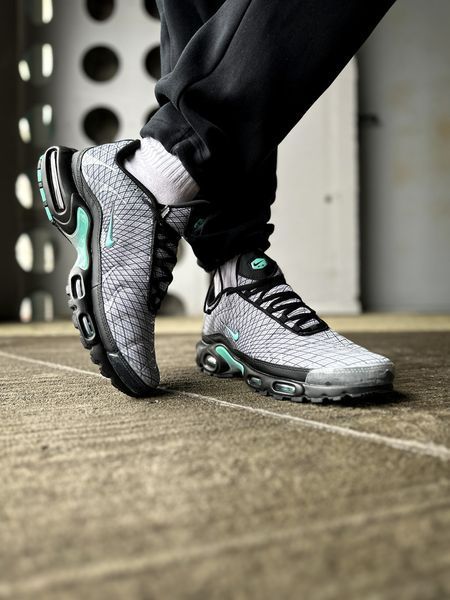 Чоловічі сірі кросівки Nike Air Max TN Grey Tiffany Quad х Ейр Макс ТН 42 ALL14795 фото