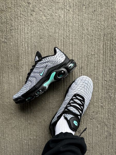 Чоловічі сірі кросівки Nike Air Max TN Grey Tiffany Quad х Ейр Макс ТН 42 ALL14795 фото