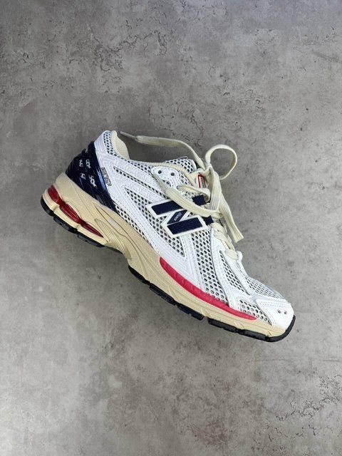 Сірі кросівки унісекс New Balance 1906R Grey Beige Blue Red х Нью Беланс 36 ALL10546 фото