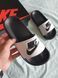 Жіночі білі шльопанці, капці Nike Slippers Benassi Black Logo Black х Найк 41 ALL04396 фото 3
