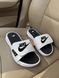 Білі шльопанці, тапочки Nike Slippers White Black х Найк 40 ALL20902 фото 1