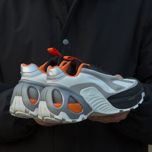 Білі кросівки унісекс Adidas Edge Runner White Black Orange х Едж 36 ALL23966 фото
