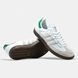 Білі шкіряні кросівки Adidas Samba Kith White Green x Адідас Самба 38 ALL12842 фото 9