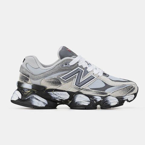 Сірі кросівки унісекс New Balance 9060 Beige Black х Нью Беланс 36 ALL23137 фото