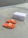 Помаранчеві жіночі шльопанці Баленсіага Слайдс літо Balenciaga Slides Small Logo Orange 39 ALL08528W фото 2
