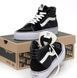 Чорні високі кеди Vans Old Skool SK-8 High Black White Platform х Ванс 36 ALL13368 фото 7