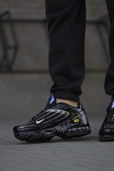 Чоловічі кроссовки Nike Air Max Plus 3 Black Grey Blue x Эйр Макс ТН 41 ALL13915 фото