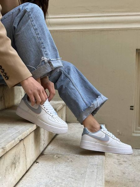 Білі кросівки Найк Ейр Форс унісекс Nike Air Force Low White 36 ALL06070W фото