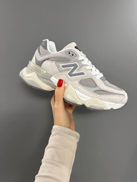 Жіночі сірі кросівки New Balance 9060 Grey Beige х Нью Беланс 38 ALL20373 фото