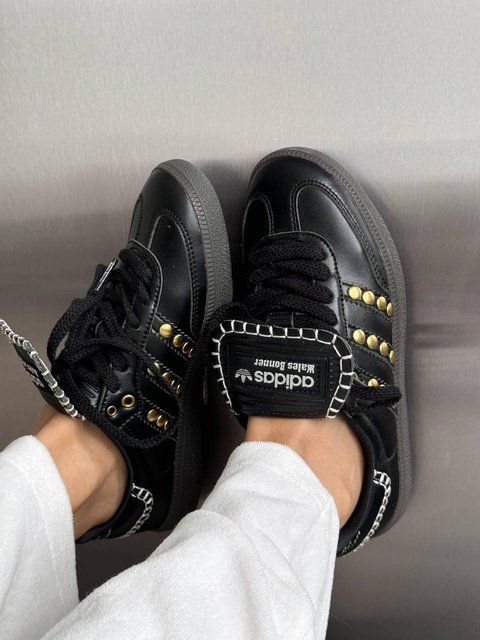 Чорні кросівки Adidas Samba Wales Bonner Studded Pack Black x Самба 37 ALL17736 фото