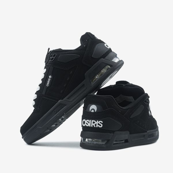 Чорні кросівки унісекс Osiris Peril Black White Laces х Озіріс 36 ALL23886 фото