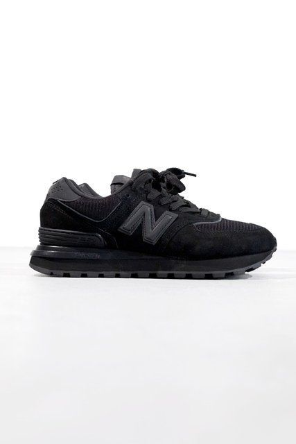 Жіночі чорні кросівки New Balance 574 Black х Нью Беланс 36 ALL14901 фото