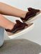 Коричневі кеди унісекс Vans KNU Skool Brown Beige White х Ванс 36 ALL16660 фото 5