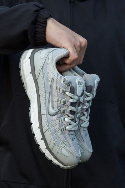 Чоловічі сірі кросівки Nike P-6000 Silver Grey Gore-Tex х Найк 41 ALL22666 фото