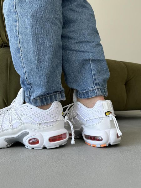 Білі кросівки унісекс Nike Air Max TN Plus White х Ейр Макс ТН Плюс 37 ALL14268 фото