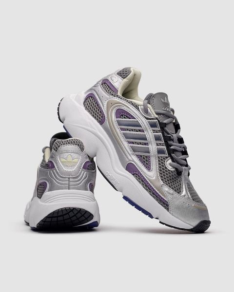 Чоловічі сірі кросівки Adidas Ozmillen Grey Shadow Violet х Адідас 41 ALL17473 фото