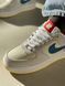 Бежеві кросівки Найк Ейр Форс унісекс Nike Air Force 1 Blue Snake 36 ALL07462W фото 2