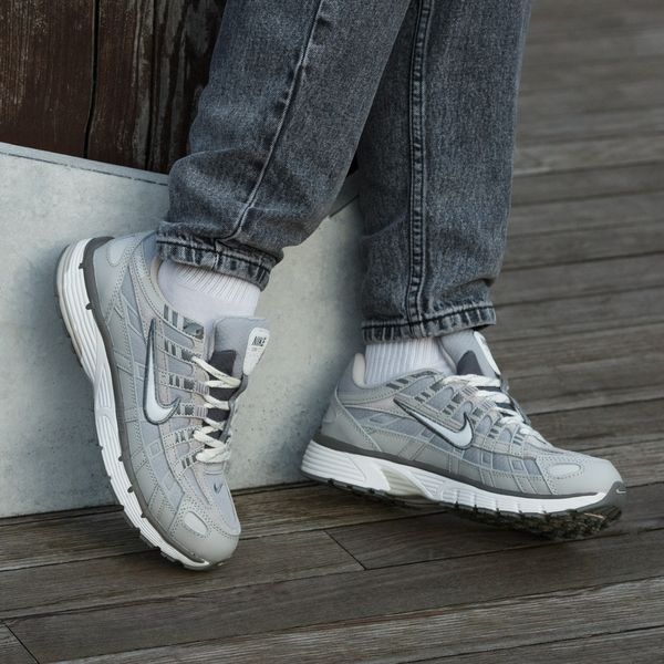 Чоловічі сірі кросівки Nike P-6000 Silver Grey Gore-Tex х Найк 42 ALL22666 фото