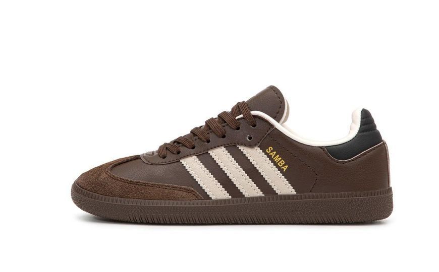 Жіночі коричневі кросівки Adidas Samba Brown Beige x Самба 36 ALL19430 фото