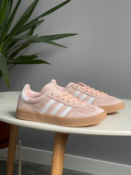 Жіночі персикові кросівки Adidas Gazelle Indoor Peach х Газель 36 ALL19967 фото
