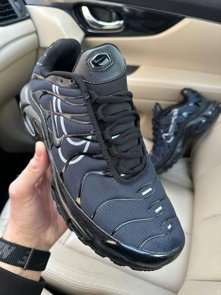 Чоловічі чорні кросівки Nike Air Max TN Plus Black х Ейр Макс ТН 42 ALL17874 фото