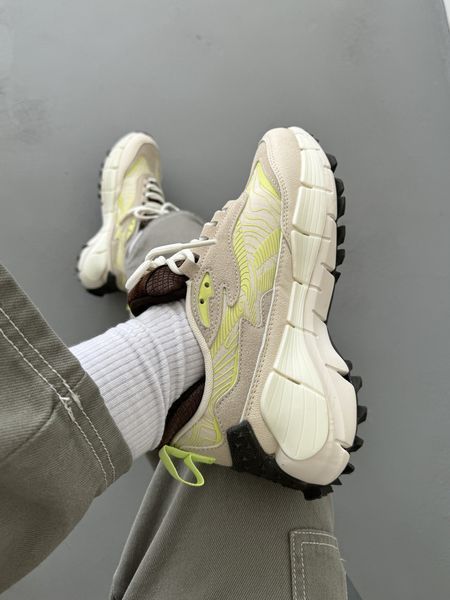 Чоловічі бежеві кросівки Reebok Zig Kinetica 2.5 Edge Beige х Рібок 40 ALL14730 фото