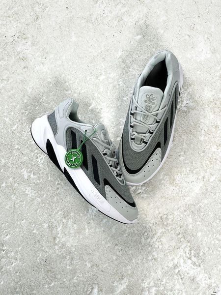Сірі чоловічі кросівки Adidas Ozelia White Grey Black х Озелія 42 ALL10954 фото