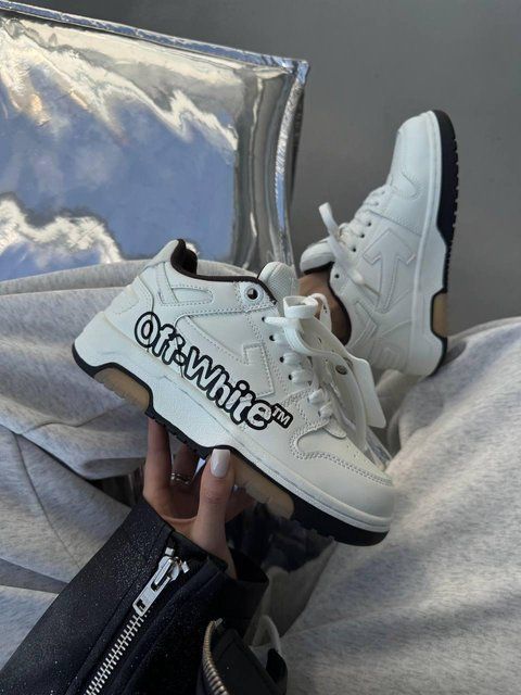 Білі кросівки унісекс OFF WHITE Out Of Office for Walking White Logo Black х Офф Вайт 36 ALL22886 фото