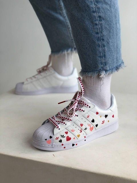 Білі шкіряні жіночі кросівки Adidas Superstar Like х Адідас Суперстар 37 ALL00465W фото