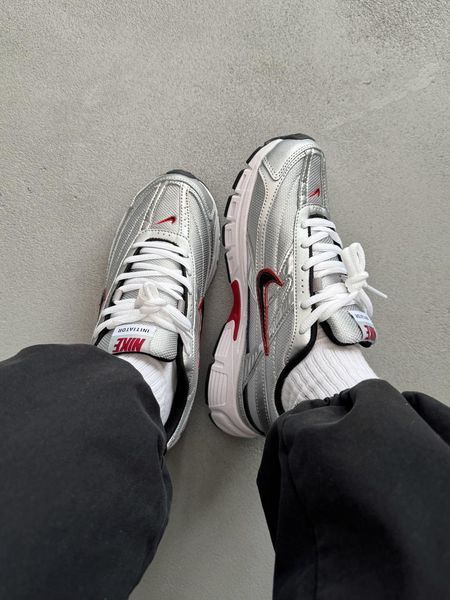 Сірі кросівки унісекс Nike Initiator Grey Silver Custom х Найк 38 ALL19548 фото