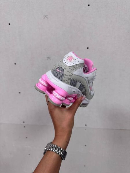 Білі жіночі кросівки Nike Shox Ride 2 Supreme White Pink х Шокс 36 ALL19443 фото