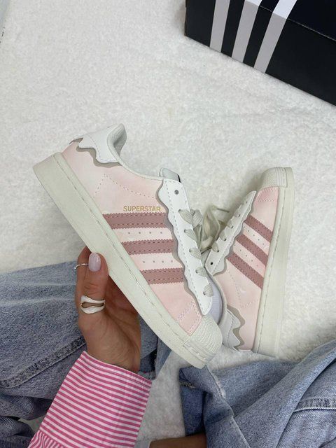 Жіночі рожеві кросівки Adidas Superstar Cappuccino Pink х Адідас Суперстар 36 ALL16358 фото