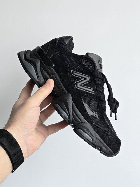 Чорні кросівки унісекс New Balance 9060 Black х Нью Беланс 37 ALL23868 фото