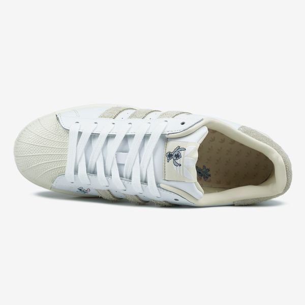 Жіночі молочні кросівки Adidas Superstar Cloud White Disney Stitch х Суперстар 36 ALL23266 фото